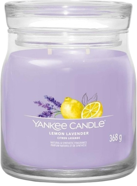 Ароматична свічка Yankee Candle Lemon Lavender 368 г (5038581128993) - зображення 1
