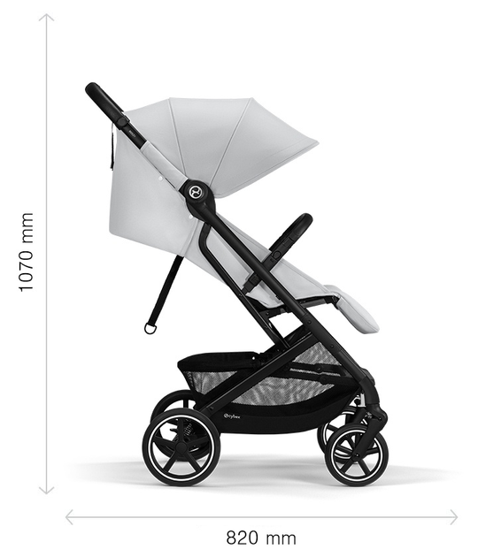 Прогулянкова коляска Cybex Gold Beezy Canvas White (4063846451005) - зображення 11