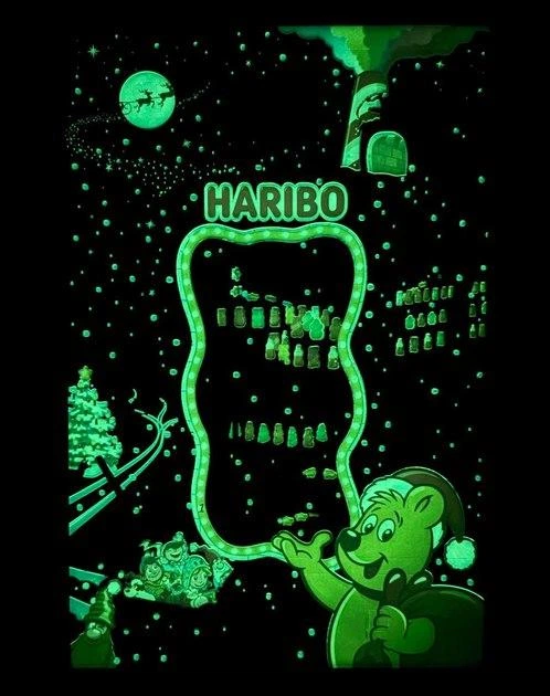 Новогодний адвент календарь с желейными цукерками Haribo 300 г - Фото 2 Новогодний адвент календарь с желейными цукерками Haribo 300 г - изображение 2