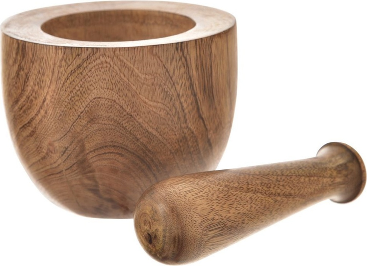 Moździerz do przypraw Orion Mango drewniany (131034) (8592381180256) - obraz 3