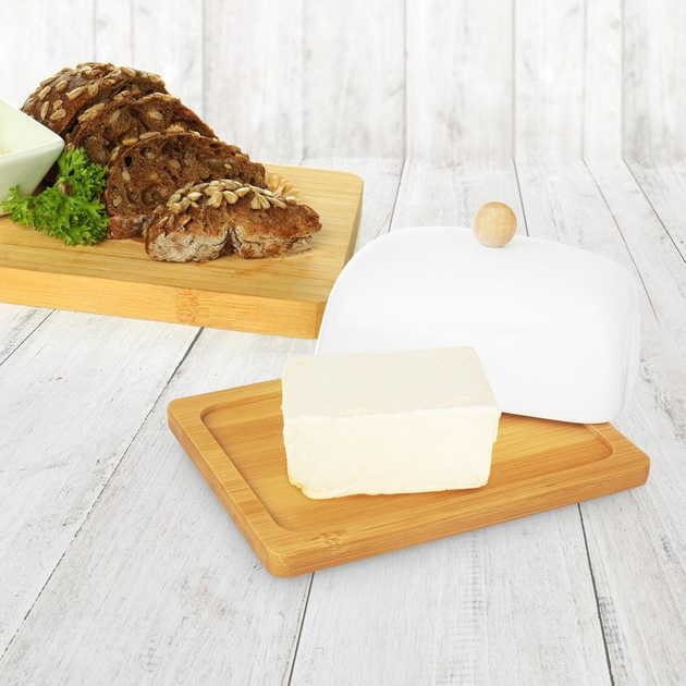 Маслянка Orion Whiteline порцелянова біла 16 x 13 x 8.5 см (8592381174347) - зображення 2