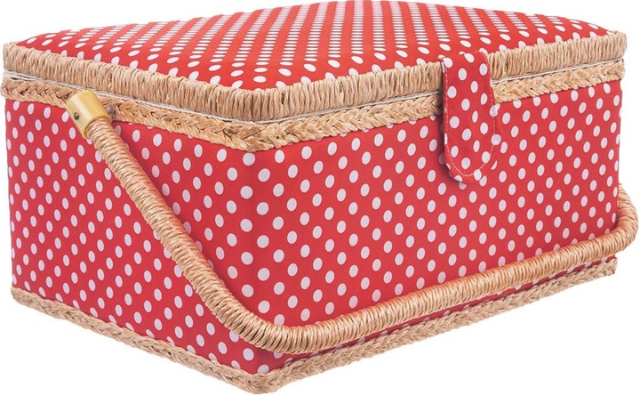 Niciarka Orion czerwona w grochy (154021) 24 x 18 x 12 cm (8592381175535) - obraz 3