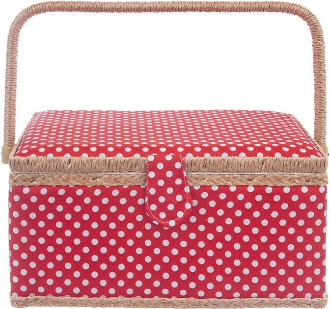 Niciarka Orion czerwona w grochy (154021) 24 x 18 x 12 cm (8592381175535) - obraz 8