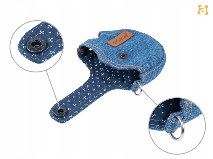 Obudowa na smycz Amiplay Denim XL Niebieska (5907563275027) - obraz 2