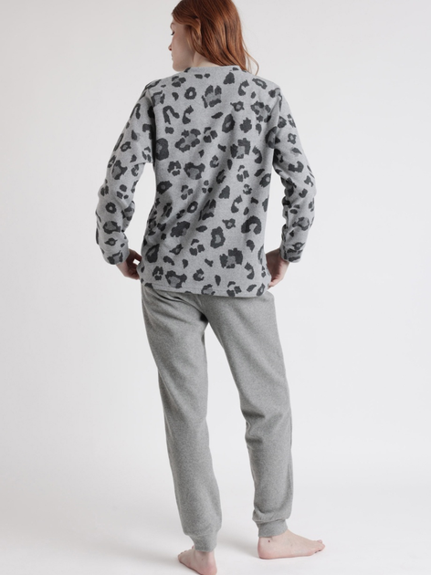 Піжама (кофта + штани) жіноча Admas 56232 M Сіра (8433623634451) - зображення 2