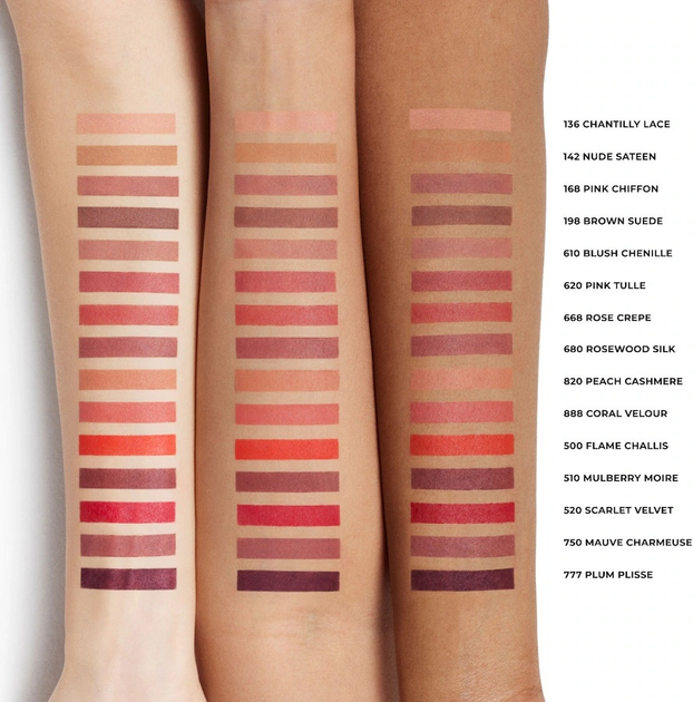 Помада для губ Laura Mercier Caviar Smoothing матова 520 Scarlet Velvet 3.8 г (194250067033) - зображення 5