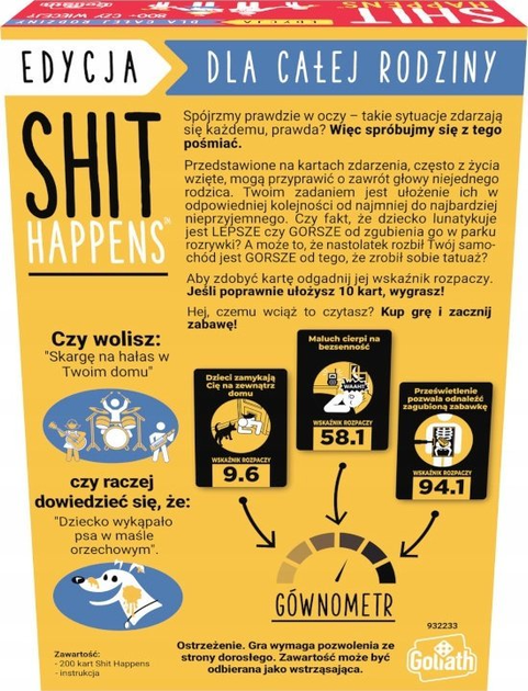 Gra planszowa Goliath Shit Happens Grunt to rodzinka (8720077322332) - obraz 3