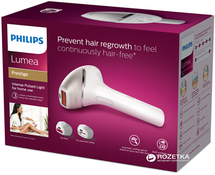 Фотоэпилятор PHILIPS Lumea Prestige BRI953/00 - изображение 3