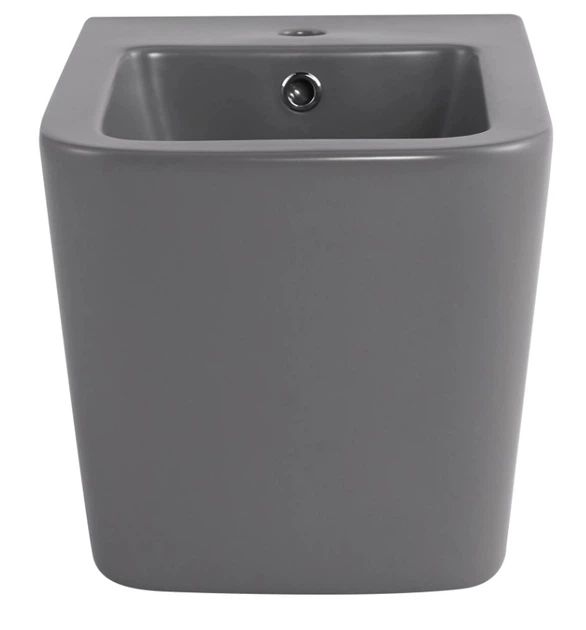 Биде подвесное Qtap Tern Stone grey QT17551303GSG - изображение 2