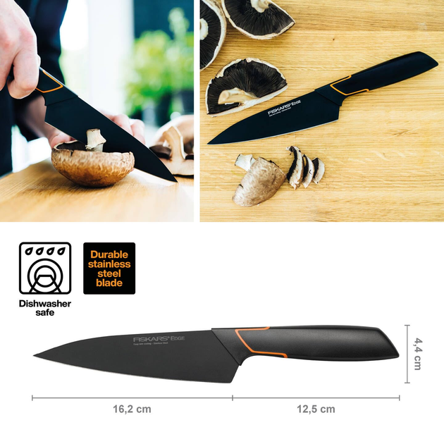 Ніж для шеф-кухаря Fiskars Edge 15 см (6424009783117) - зображення 2