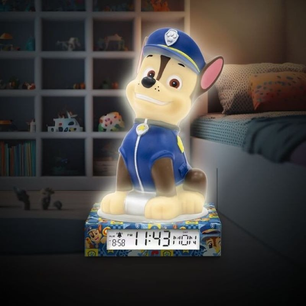 Lampka nocna 3D Kids Euroswan Paw Patrol z budzikiem (8435507886352) - obraz 4
