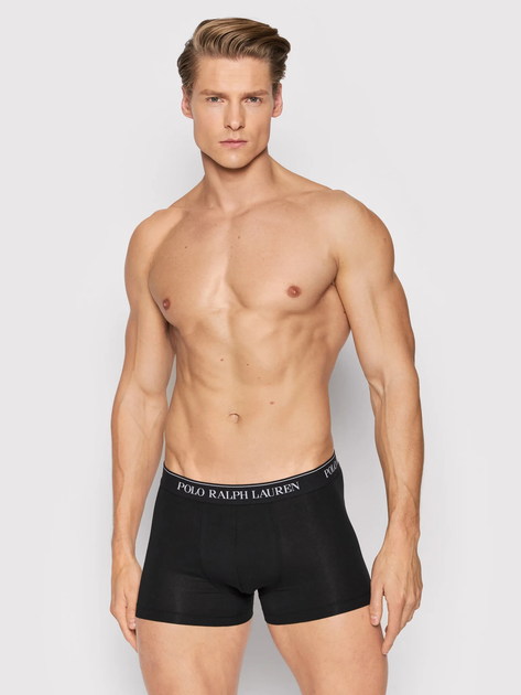 Zestaw majtek męskich typu bokserki Polo Ralph Lauren 714835885002 2XL 3 szt Czarny (3616531384556) - obraz 4