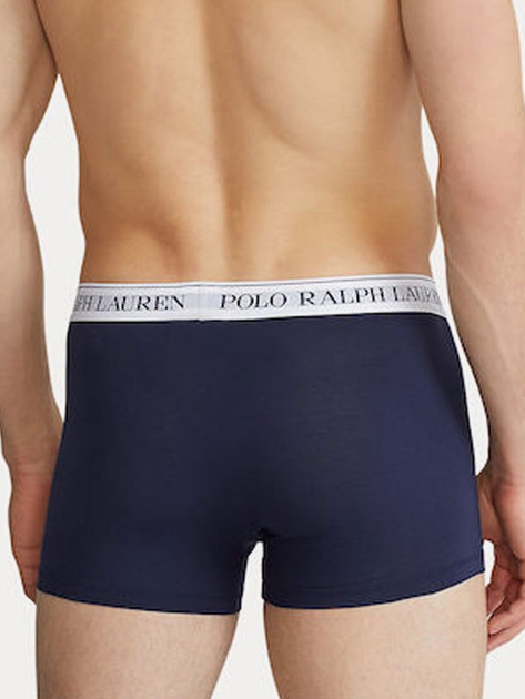 Набір трусів-боксерів чоловічих бавовняних Polo Ralph Lauren 714830299058 M 3 шт Темно-синій (3616538408170) - зображення 3