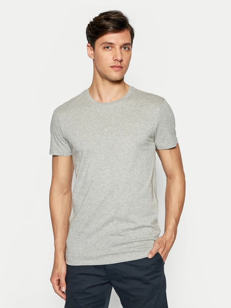 Набір футболок натільних чоловічих бавовняних Polo Ralph Lauren 714830304002 L 3 шт Чорний/Білий/Сірий (3616419658748) - зображення 2