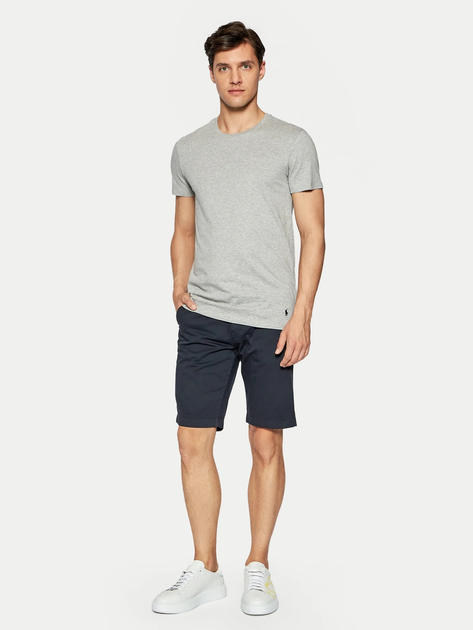 Набір футболок натільних чоловічих великих розмірів бавовняних Polo Ralph Lauren 714830304002 2XL 3 шт Чорний/Білий/Сірий (3616419658786) - зображення 4