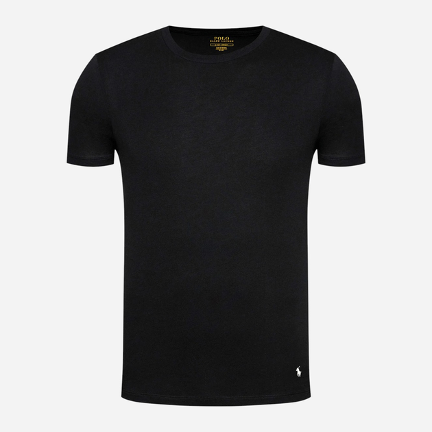 Набір футболок натільних чоловічих бавовняних Polo Ralph Lauren 714830304002 S 3 шт Чорний/Білий/Сірий (3616419658762) - зображення 6