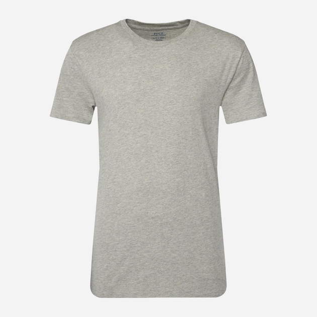 Набір футболок натільних чоловічих бавовняних Polo Ralph Lauren 714830304002 M 3 шт Чорний/Білий/Сірий (3616419658755) - зображення 7