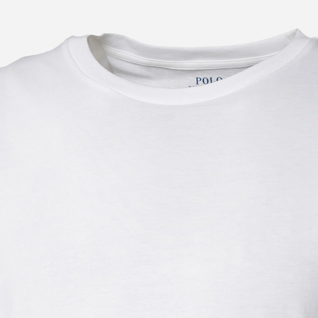 Набір футболок натільних чоловічих великих розмірів бавовняних Polo Ralph Lauren 714830304002 XL 3 шт Чорний/Білий/Сірий (3616419658779) - зображення 10