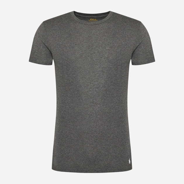 Набір футболок натільних чоловічих великих розмірів бавовняних Polo Ralph Lauren 714830304036 XL 3 шт Сірий/Білий/Синій (3616852759439) - зображення 6