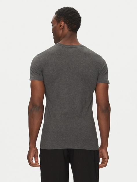 Набір футболок натільних чоловічих великих розмірів бавовняних Polo Ralph Lauren 714830304036 2XL 3 шт Сірий/Білий/Синій (3616852762453) - зображення 3