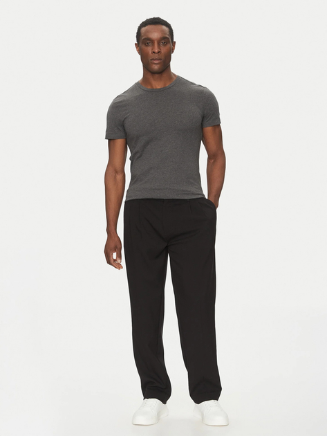 Набір футболок натільних чоловічих великих розмірів бавовняних Polo Ralph Lauren 714830304036 2XL 3 шт Сірий/Білий/Синій (3616852762453) - зображення 4