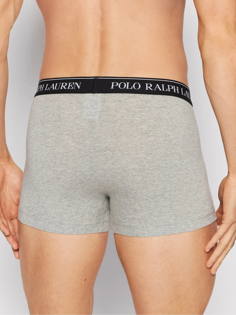 Zestaw majtek męskich typu bokserki Polo Ralph Lauren 714835885003 S 3 szt Czarny/Biały/Szary (3616531384587) - obraz 3
