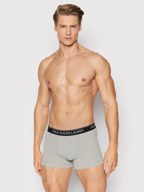 Zestaw majtek męskich typu bokserki Polo Ralph Lauren 714835885003 XL 3 szt Czarny/Biały/Szary (3616531384594) - obraz 4