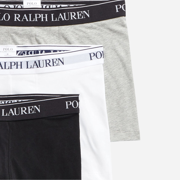 Zestaw majtek męskich typu bokserki Polo Ralph Lauren 714835885003 XL 3 szt Czarny/Biały/Szary (3616531384594) - obraz 6