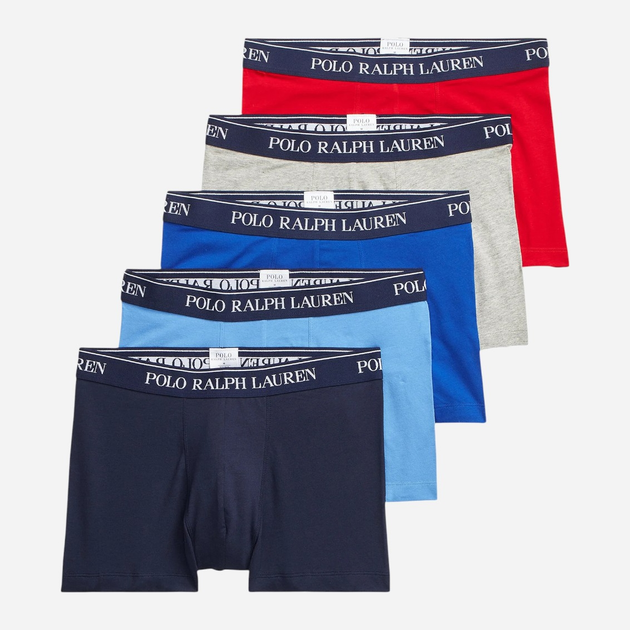 Zestaw majtek męskich typu bokserki Polo Ralph Lauren 714864292002 L 5 szt Wielobarwny (3616533114564) - obraz 1