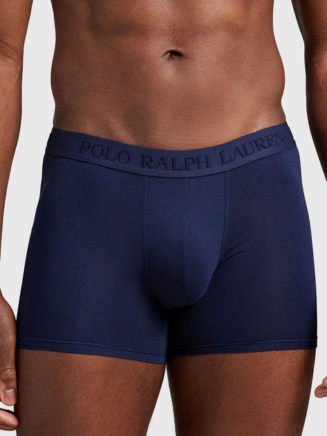 Набір трусів-боксерів чоловічих бавовняних Polo Ralph Lauren 714966105001 XL 3 шт Темно-синій/Синій/Блакитний (3616852293940) - зображення 2