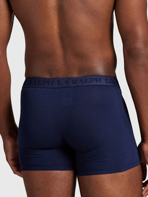 Набір трусів-боксерів чоловічих бавовняних Polo Ralph Lauren 714966105001 2XL 3 шт Темно-синій/Синій/Блакитний (3616852288120) - зображення 3