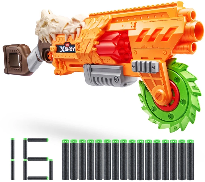 Wyrzutnia Zuru X-Shot Insanity Horrorfire Doomsday 16 strzałek (36732) - obraz 3