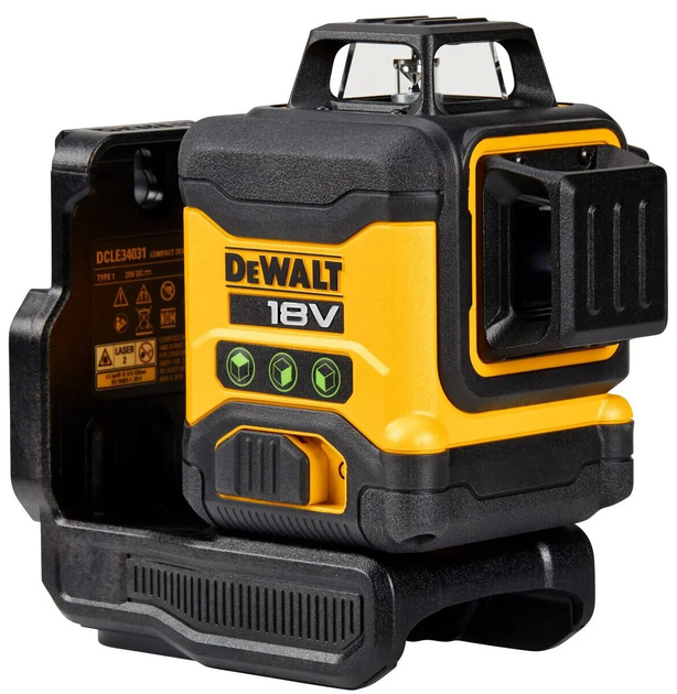 Рівень лазерний лінійний DeWalt 18V XR (DCLE34031N) - зображення 1