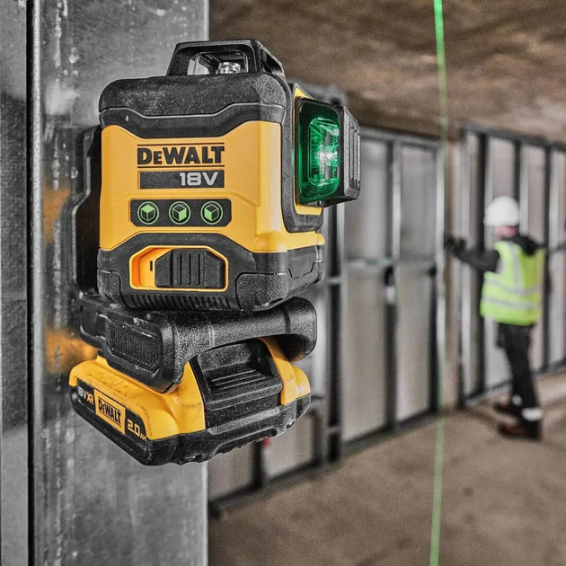 Рівень лазерний лінійний DeWalt 18V XR (DCLE34031N) - зображення 5