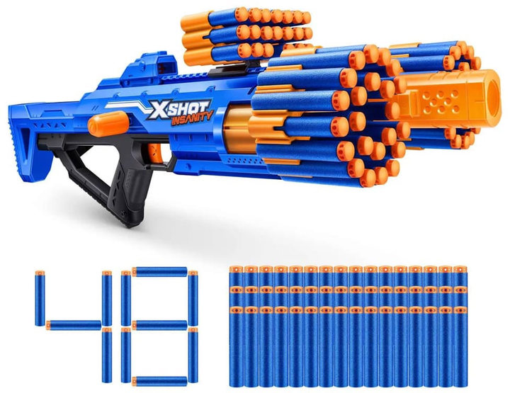 Pistolet Zuru X-SHOT Insanity-Berzerko 48 strzałów (36610R) - obraz 2