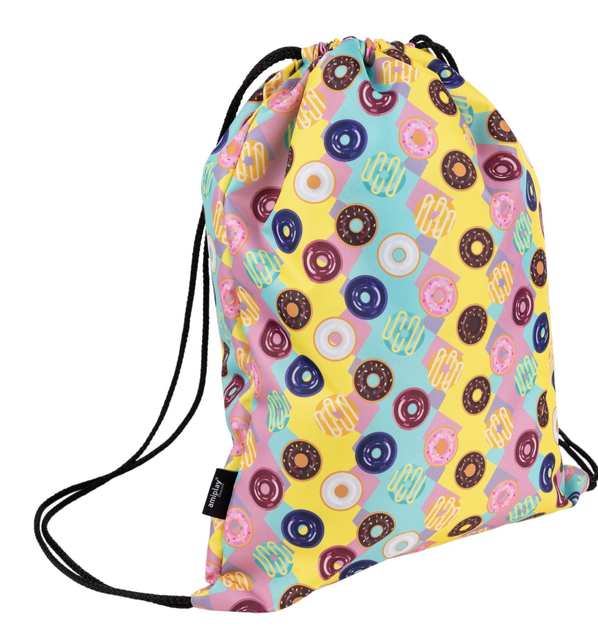 Сумка для взуття Amiplay Be Happy Donut рюкзак 35 x 45 см (5907563312890) - зображення 1