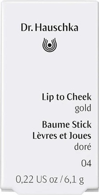 Róż w sztyfcie Dr. Hauschka Lip To Cheek 04 Gold 6.1 g (4020829102897) - obraz 5