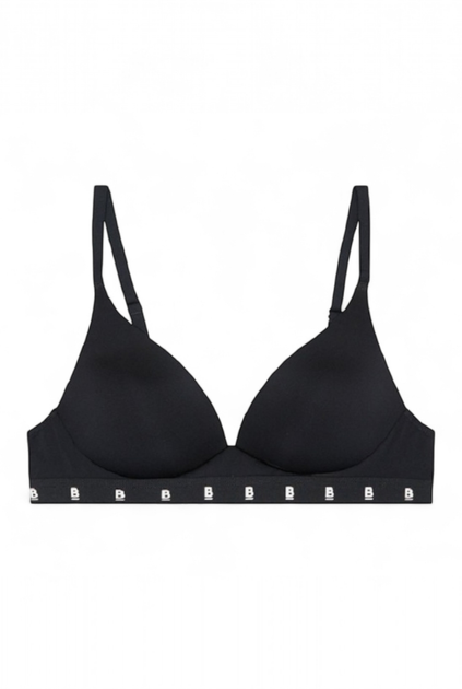 Бюстгальтер уплотненный Bonds Soft Bralette 14D/80D без косточек Черный (8040) - изображение 4