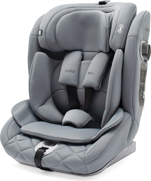 Автокрісло Baby Mix Hero Pro I-Size 76-150 см Grey (8596164159019) - зображення 1