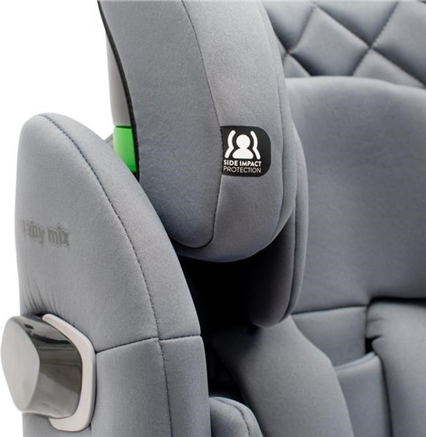 Автокрісло Baby Mix Hero Pro I-Size 76-150 см Grey (8596164159019) - зображення 7