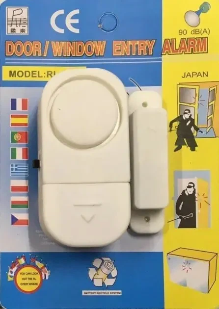 Дверна та віконна бездротова сигналізація з магнітним датчиком Door/Window Entry Alarm RL-9805 - Фото 5 Дверна та віконна бездротова сигналізація з магнітним датчиком Door/Window Entry Alarm RL-9805 - зображення 5