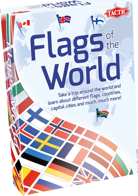 Gra planszowa Tactic Flags Around the World (wersja litewska) 60998T (6416739609980) - obraz 1