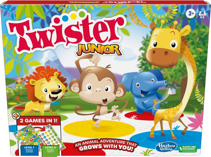 Настільна гра Hasbro Twister Junior (литовська версія) F7478LT (5010996118103) - зображення 1