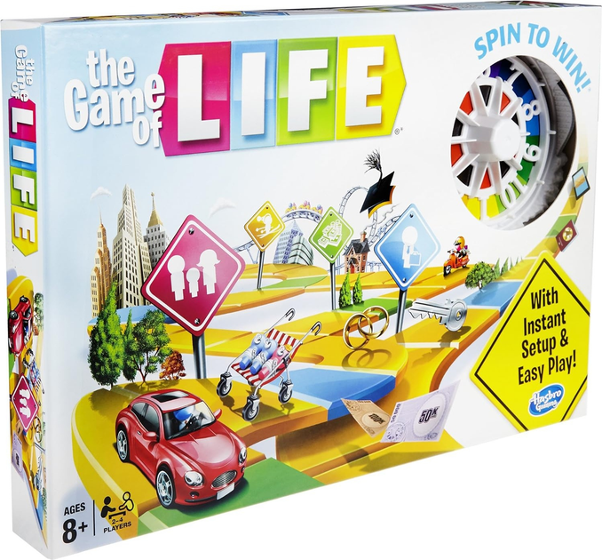 Настільна гра Hasbro Game of Life (литовська версія) F0800LT (5010993910670) - зображення 2