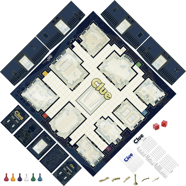 Настільна гра Hasbro Cluedo Signature Collection (фінська та шведська версії) F5518FIN (5010994154011) - зображення 3