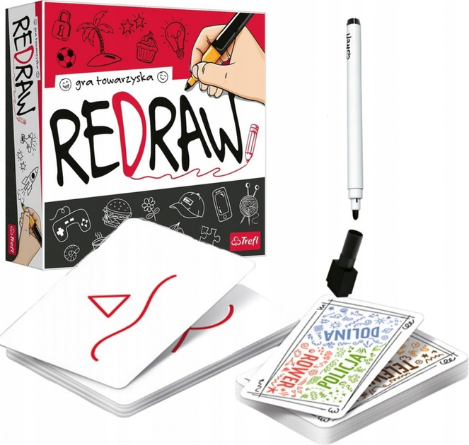 Gra planszowa Trefl Redraw (wersja łotewska) 02503T (5900511025033) - obraz 2