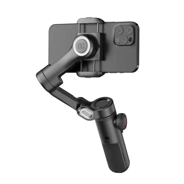 Стабилизатор Aochuan SMART X Pro для смартфона трехосевой электронный стедикам с OLED дисплеем и беспроводной зарядкой 3200mAh Черный для профессиональной видеосъемки блогеров и контент мейкеров складная конструкция 310 г - изображение 5