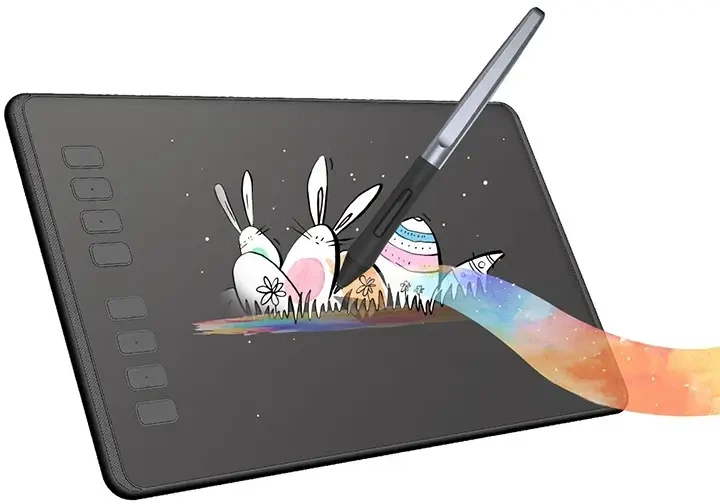 Графічний планшет Huion Inspiroy H950P з пасивним пером 8192 рівні чутливості 8 клавіш 8 7x5 4 дюйма для професійної цифрової творчості дизайнерів художників та ілюстраторів тонкий легкий пристрій для малювання з роздільною здатністю 5080 LPI - Фото 4 Графічний планшет Huion Inspiroy H950P з пасивним пером 8192 рівні чутливості 8 клавіш 8 7x5 4 дюйма для професійної цифрової творчості дизайнерів художників та ілюстраторів тонкий легкий пристрій для малювання з роздільною здатністю 5080 LPI - зображення 4