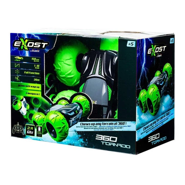 Машинка на радиоуправлении 1:10 Silverlit Exost Торнадо 360 зеленый 20142-1 - Фото 2 Машинка на радиоуправлении 1:10 Silverlit Exost Торнадо 360 зеленый 20142-1 - изображение 2