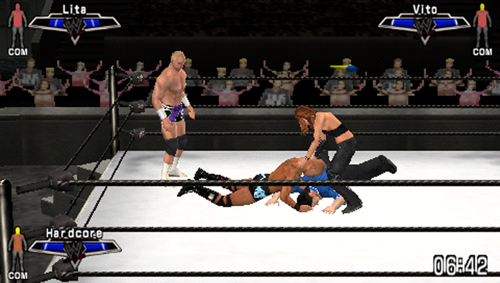 Игра Sony PlayStation Portable WWE SmackDown vs. Raw 2006 Английская Версия Б/У - изображение 5